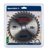 [51-1-19036] SPECIALIST+ TCT blade, 190x36Tx30-20-16 mm